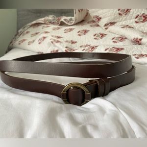 Abercrombie & Fitch brown leather belt.